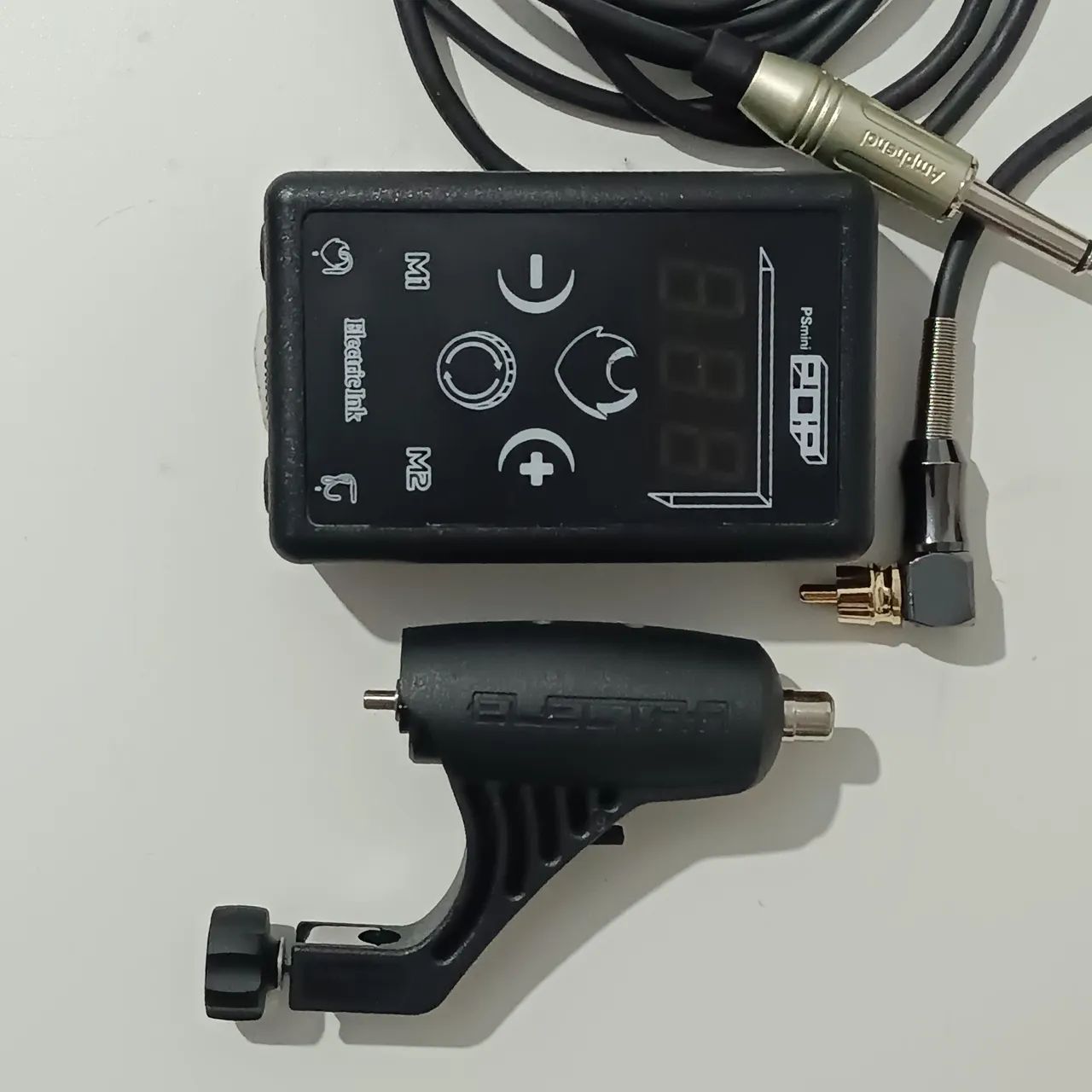 Electra pop pro + cabo RCA ângulo 90 + fonte ps mini Electra ink 