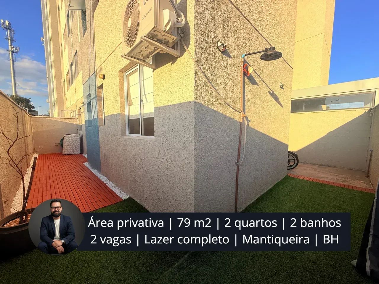 Área privativa com 2 banhos e 2 vagas - Foto 4