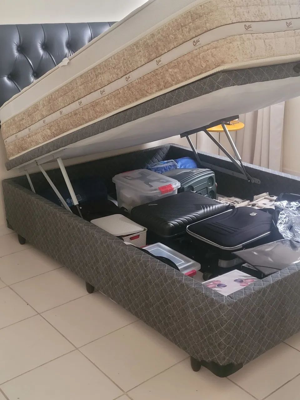 Cama Box, colchão e cabeceira - Foto 2