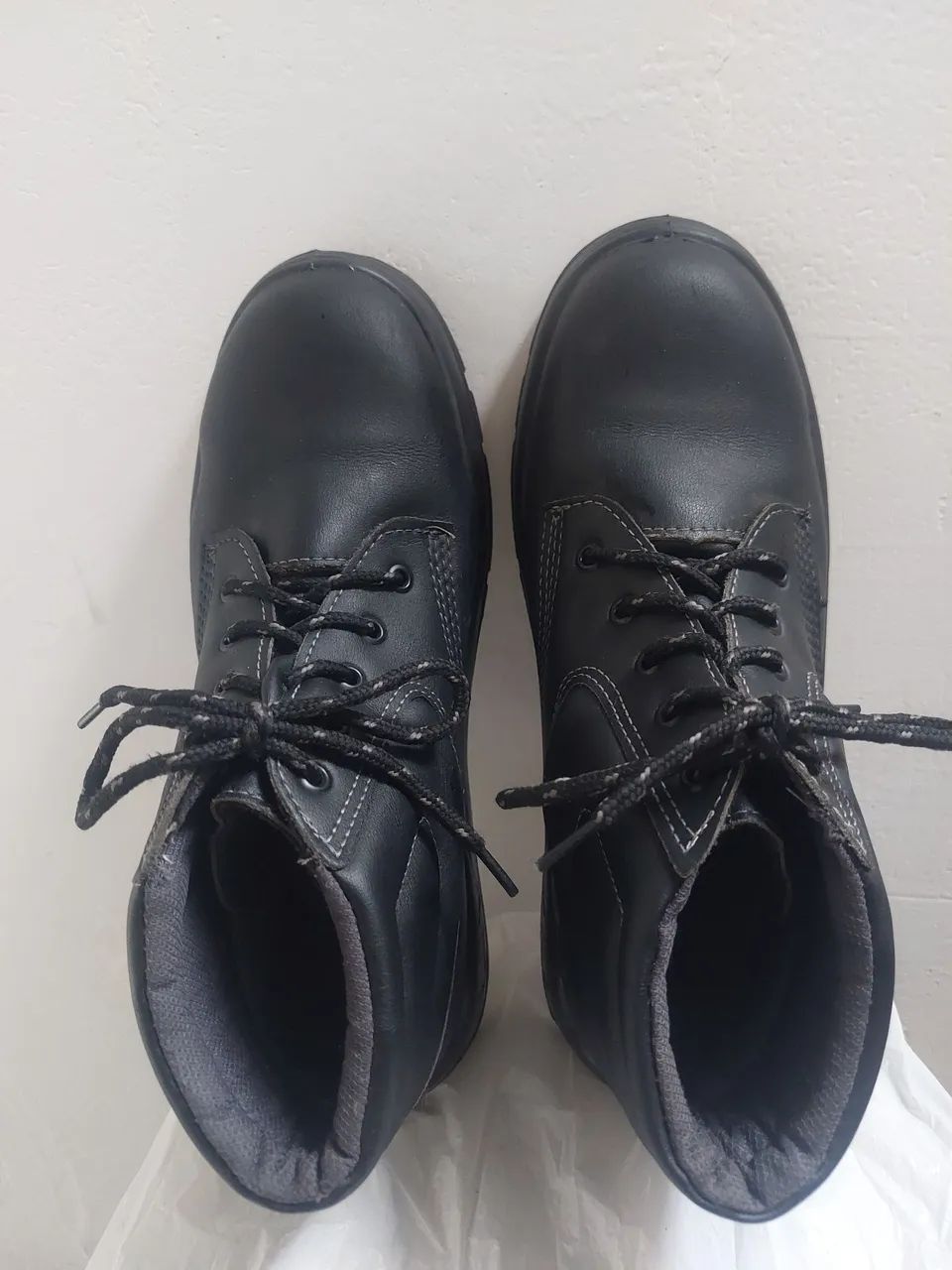 BOTA MASCULINO NOVA DE COURO - Foto 3