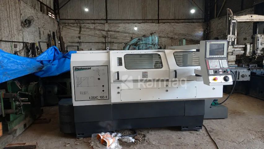 Torno CNC Logic.195II, Nardini com Comando Fagor + transportador de Cavaco. reformada.