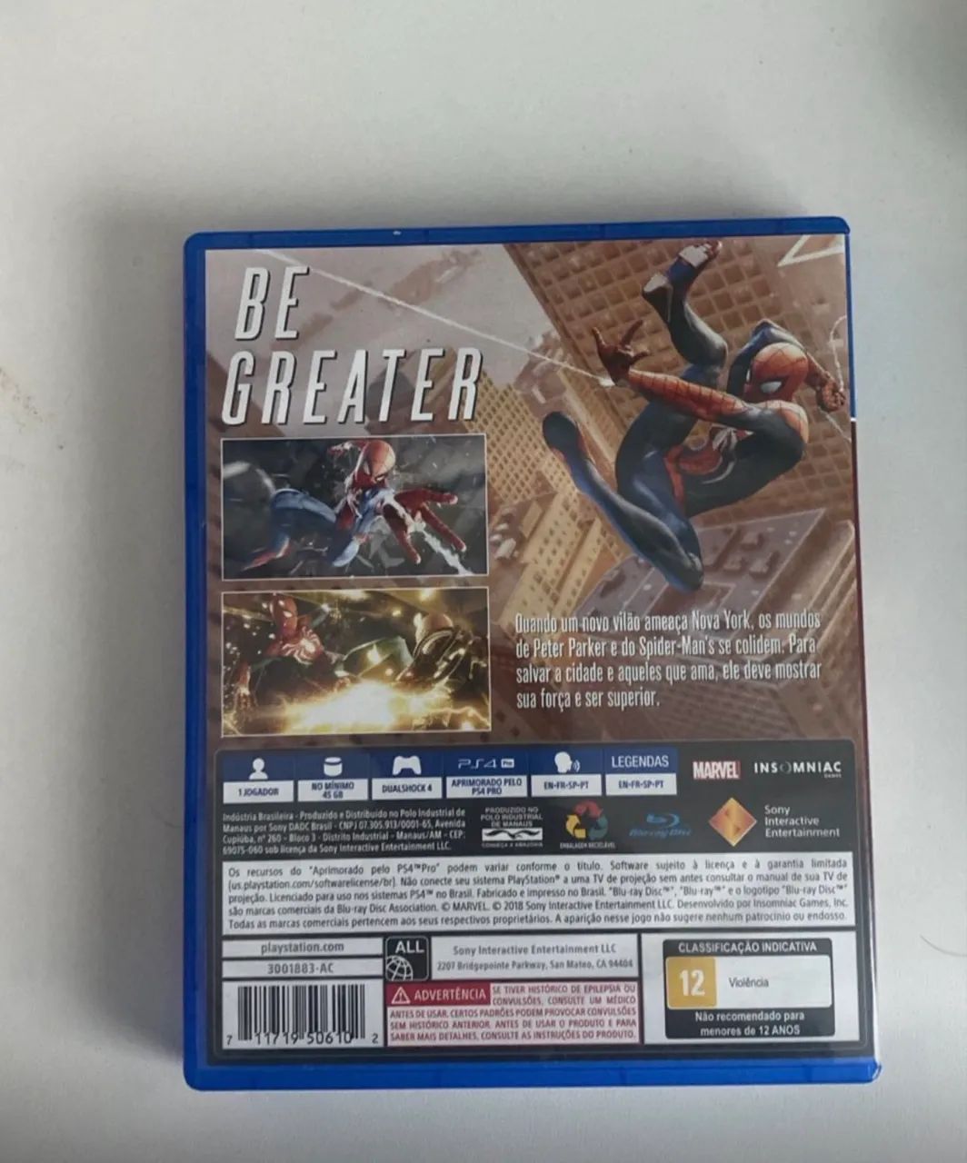 Spider Man ps4 em excelente estado  - Foto 3