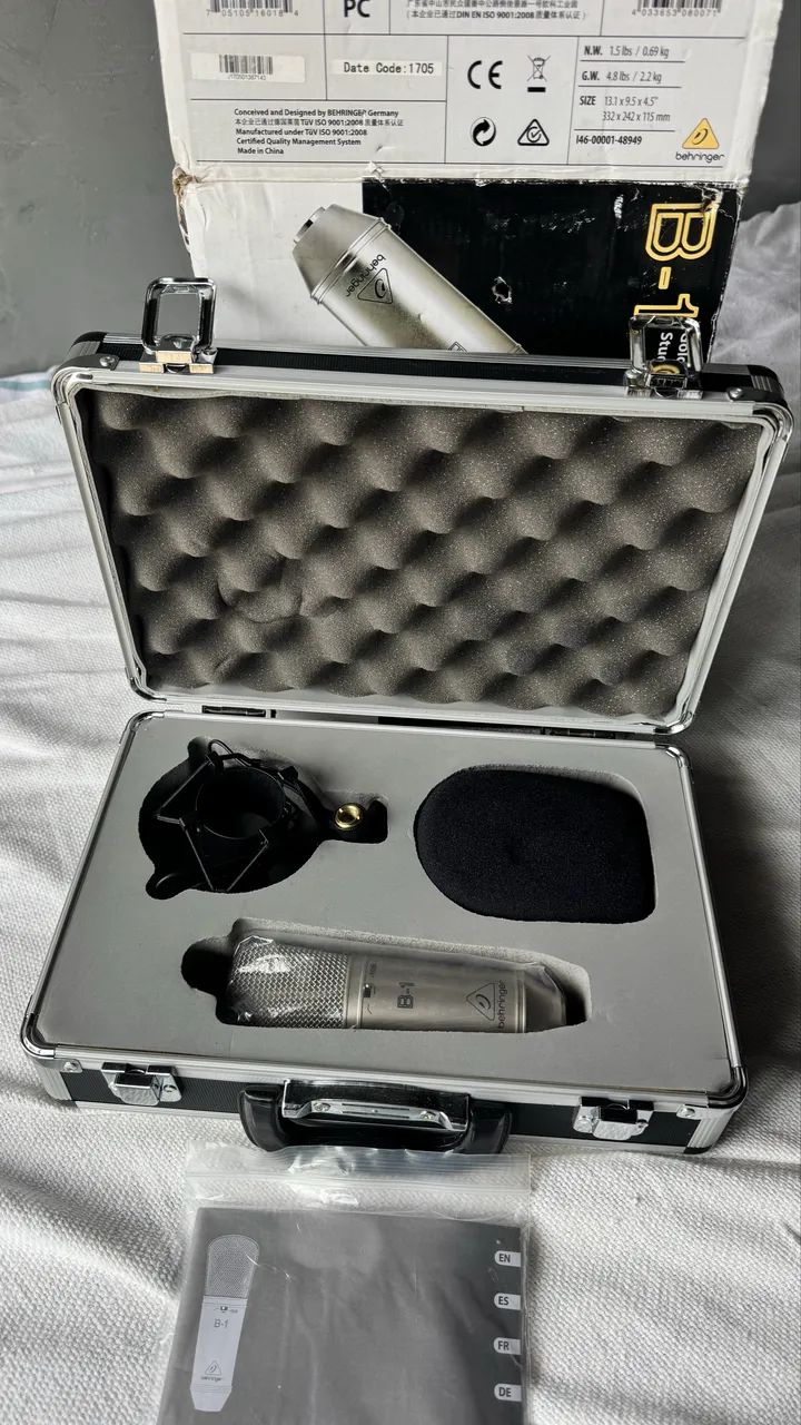 Microfone Behringer condensador B1 ZERO
