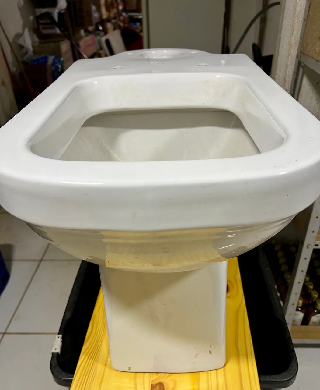 Vaso sanitário Deca Delux quadrado sem caixa  - Foto 5