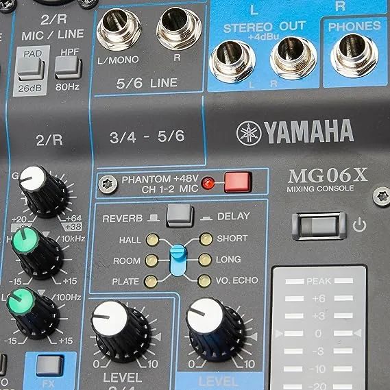 Mesa de som Yamaha MG06x - Foto 3