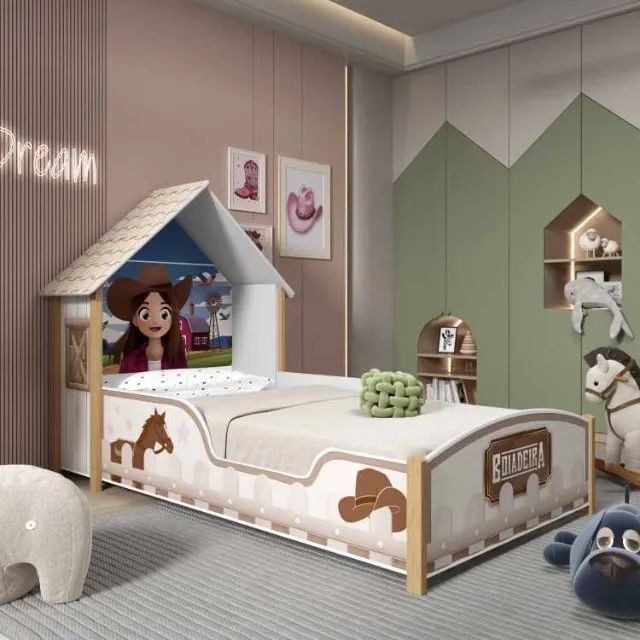 Cama Infantil Boiadeira Branco  - Entrega Rápida!
