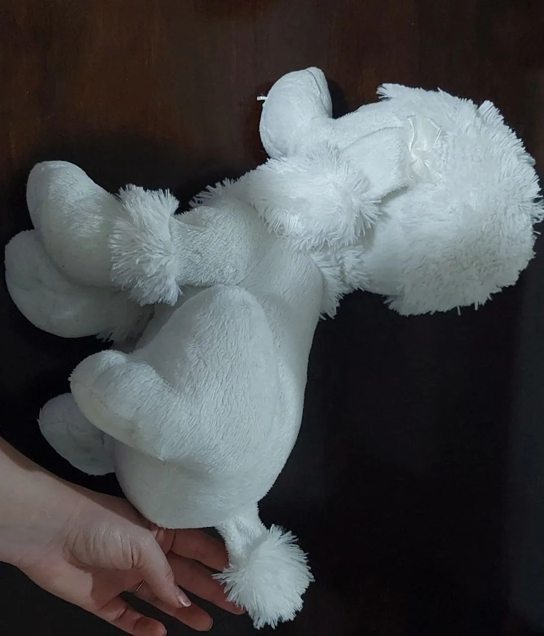 Pelucia Cachorro Poodle Branco  - Foto 4