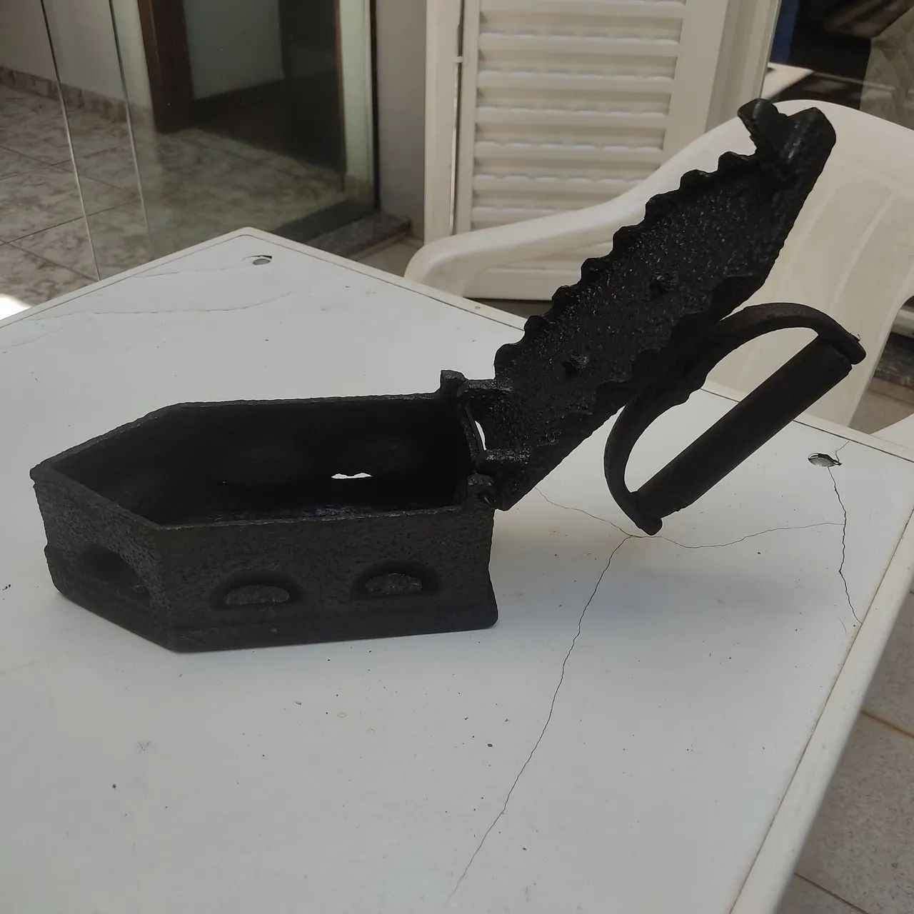 Ferro de passar roupas antigo  - Foto 4