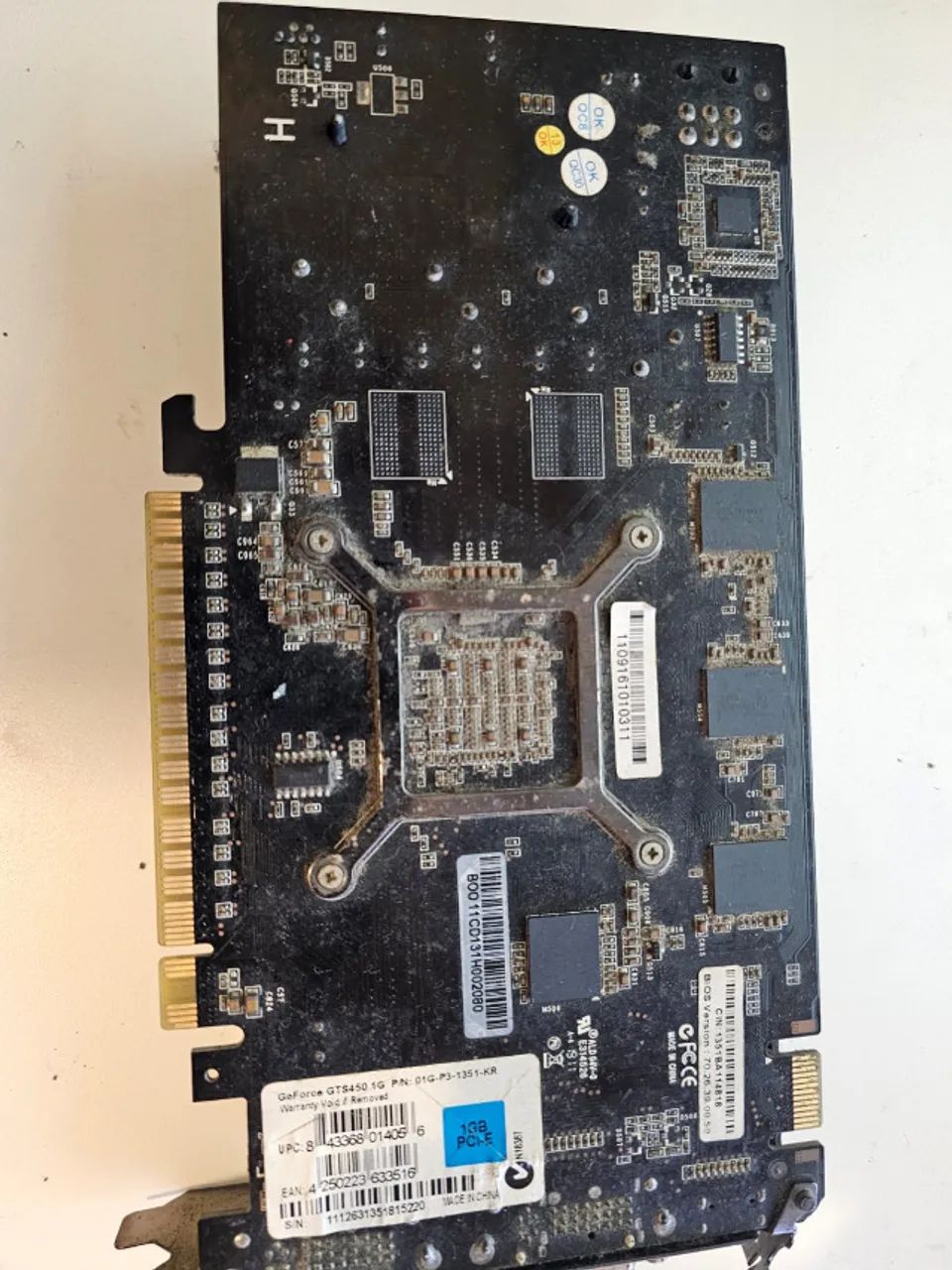 Placa de Vídeo NVIDIA GeForce GTS 450 1GB