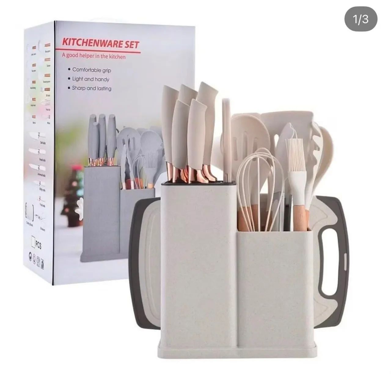 Kit de 19 utensílios em silicone  - Foto 3