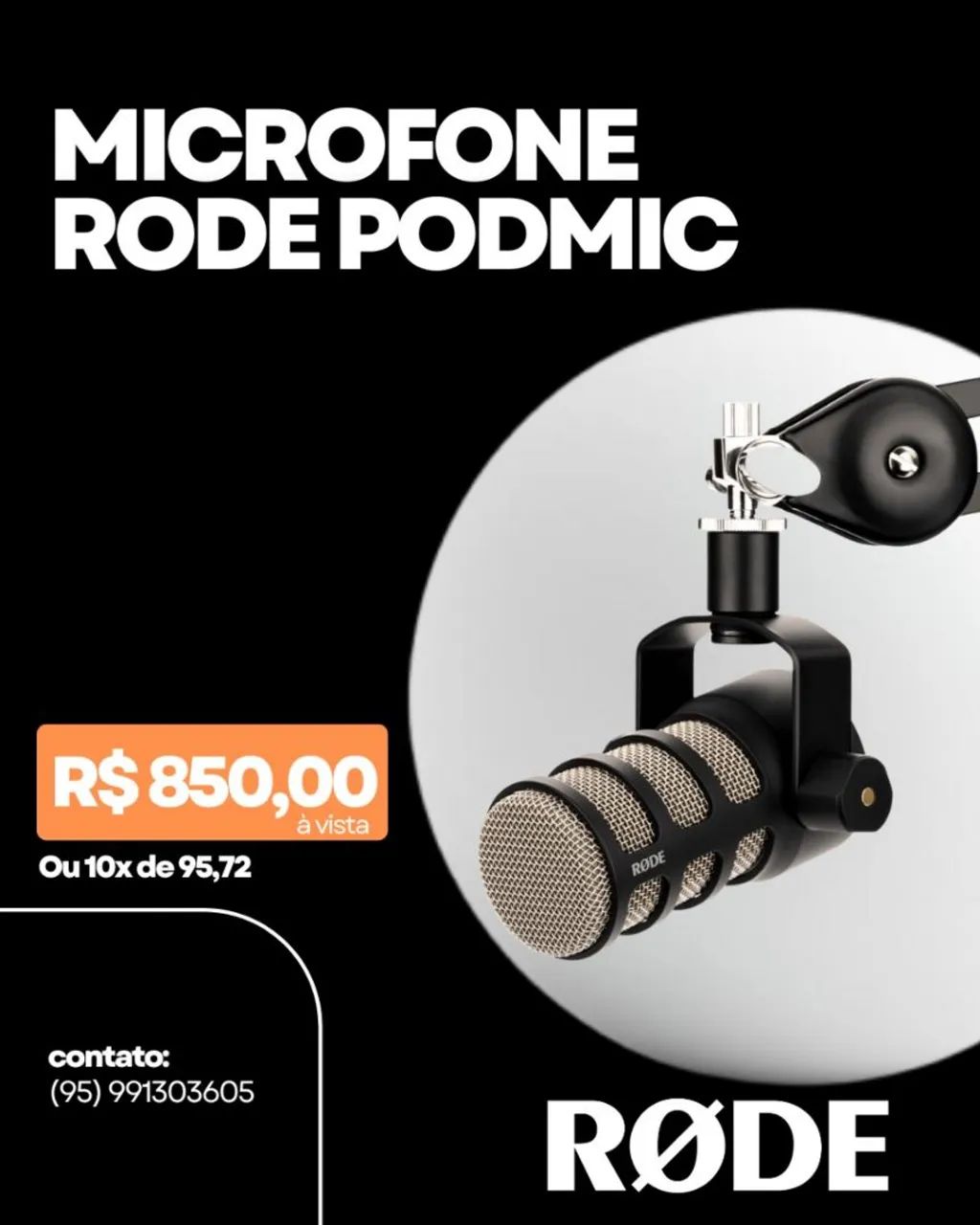 Microfone profissional