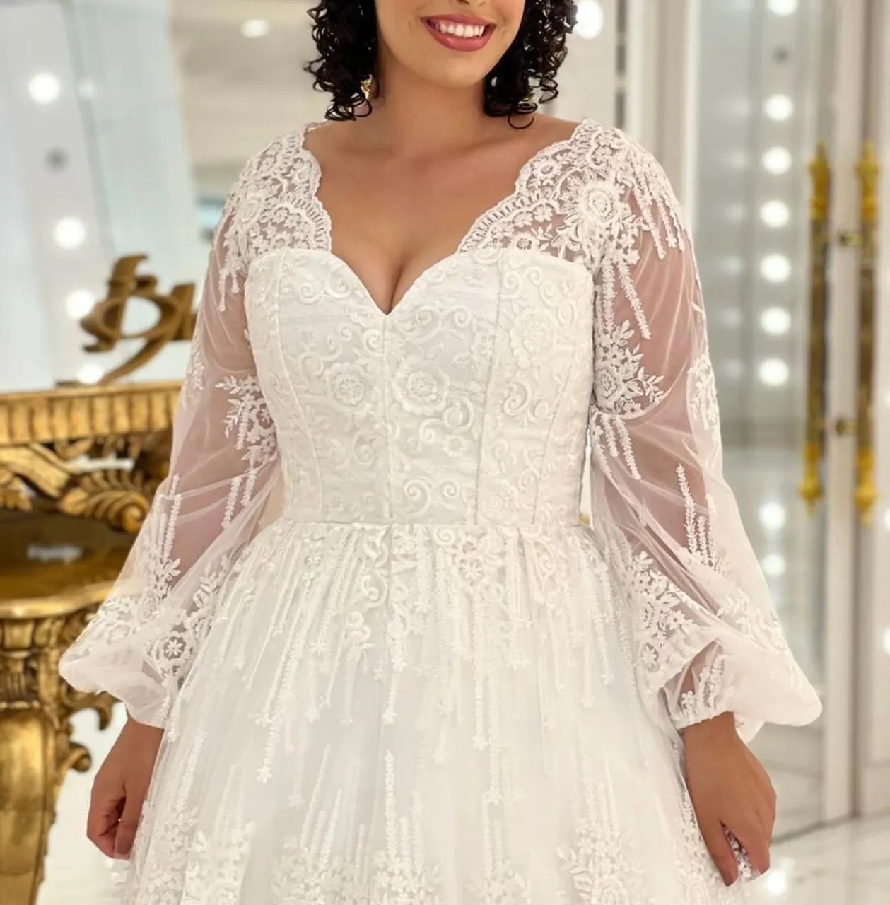 VESTIDO DE NOIVA PERFEITO - Foto 5