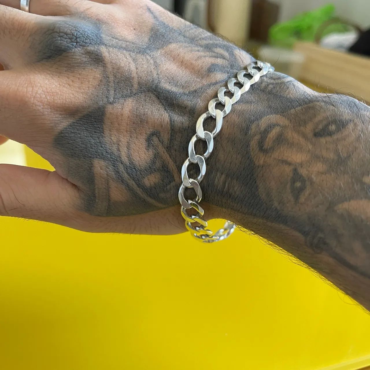 Pulseira Masculina Prata 950 17g | 23cm | 9mm - Foto 2