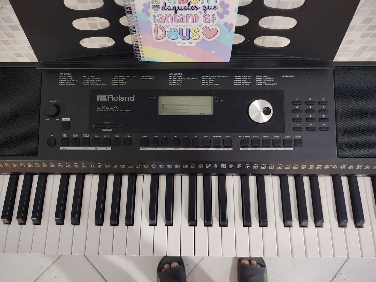 Teclado Arranjador Roland ex20A   - Foto 4