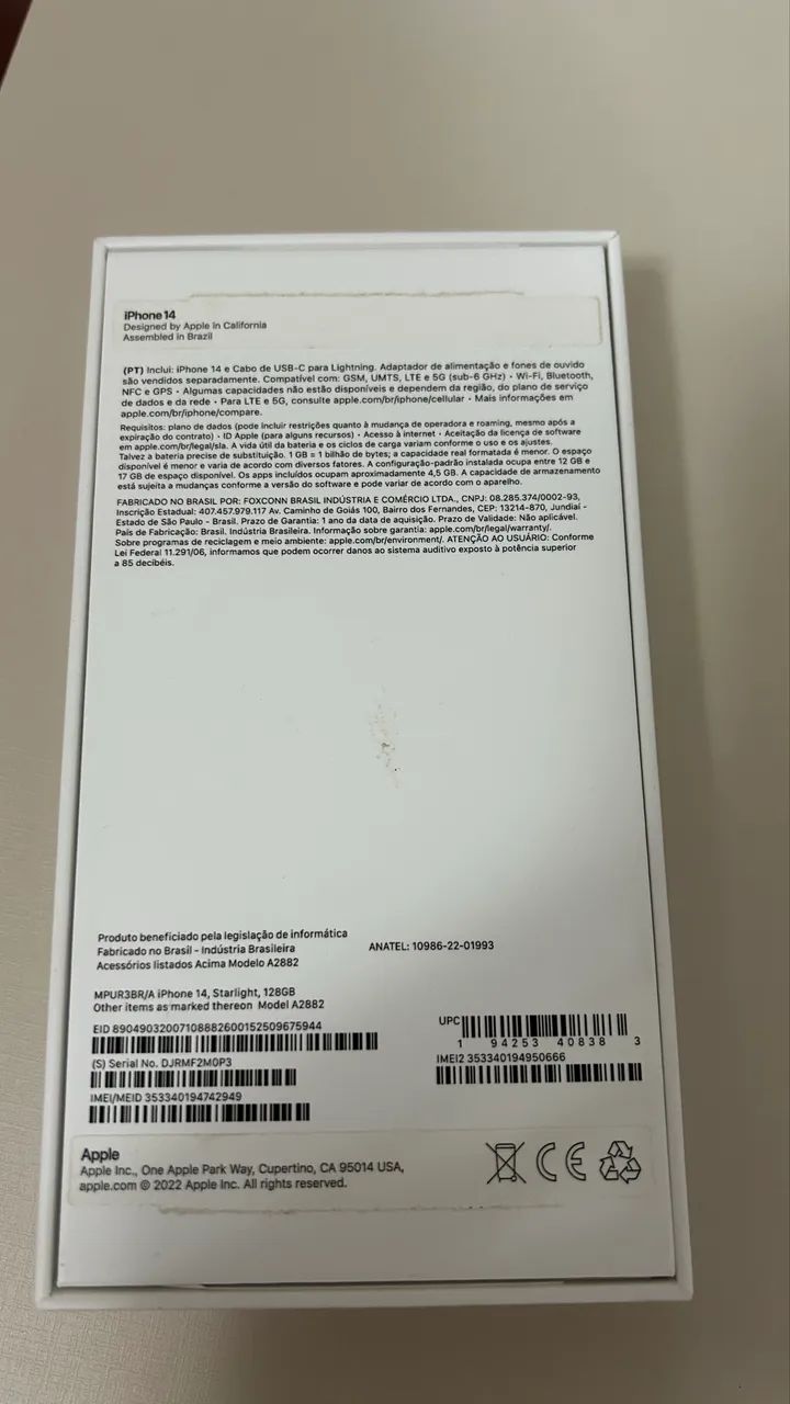 Celular iPhone 14 128 GB usado , ótimo estado  - Foto 4