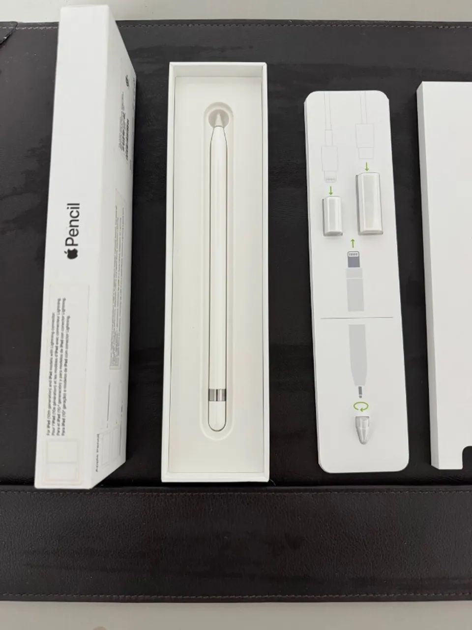 Pencil - 1a Geração -  USB-C - 2 Adaptadores - Oportunidade - Foto 3