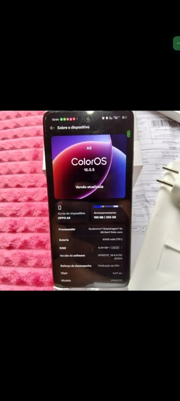 CELULAR OPPO A5 256GB TOP COMPLETO - Foto 3