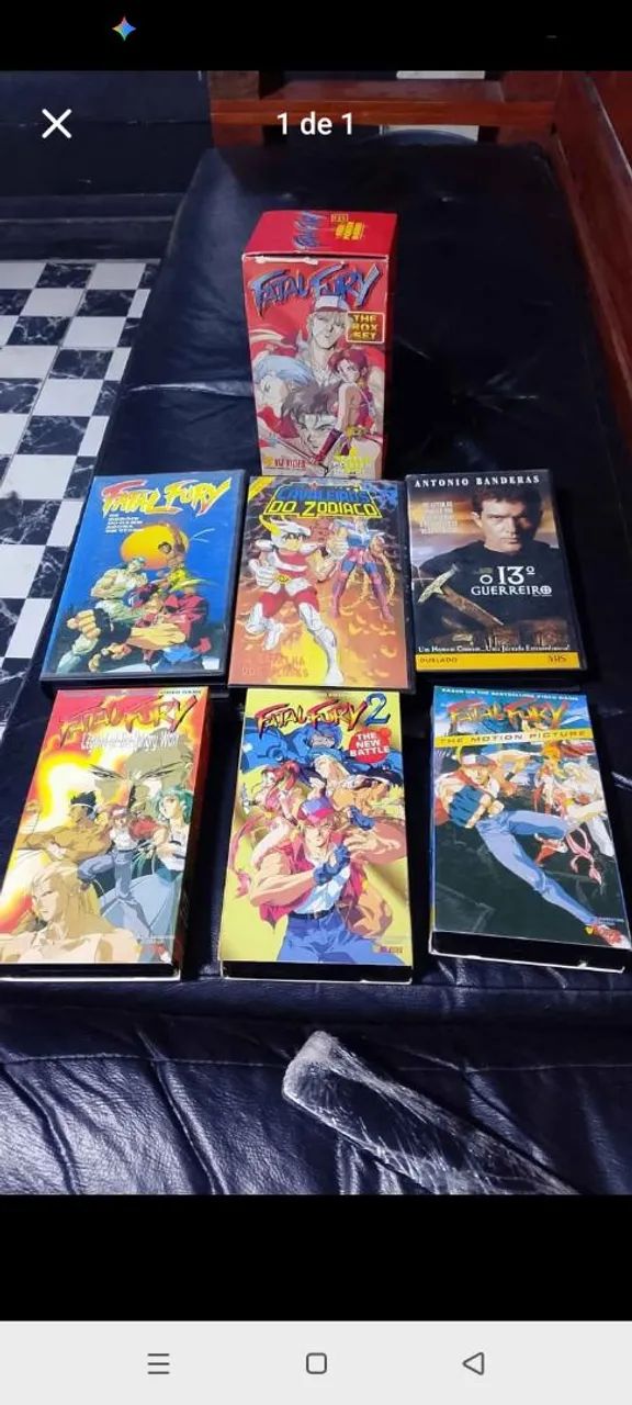 Pack de filmes: blu-ray, dvd e vhs - um aparelho blu-ray e dvd player - Foto 4