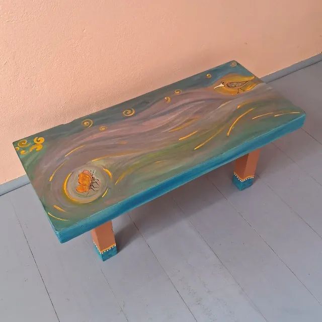 Mesinha pintada à mão - Foto 2