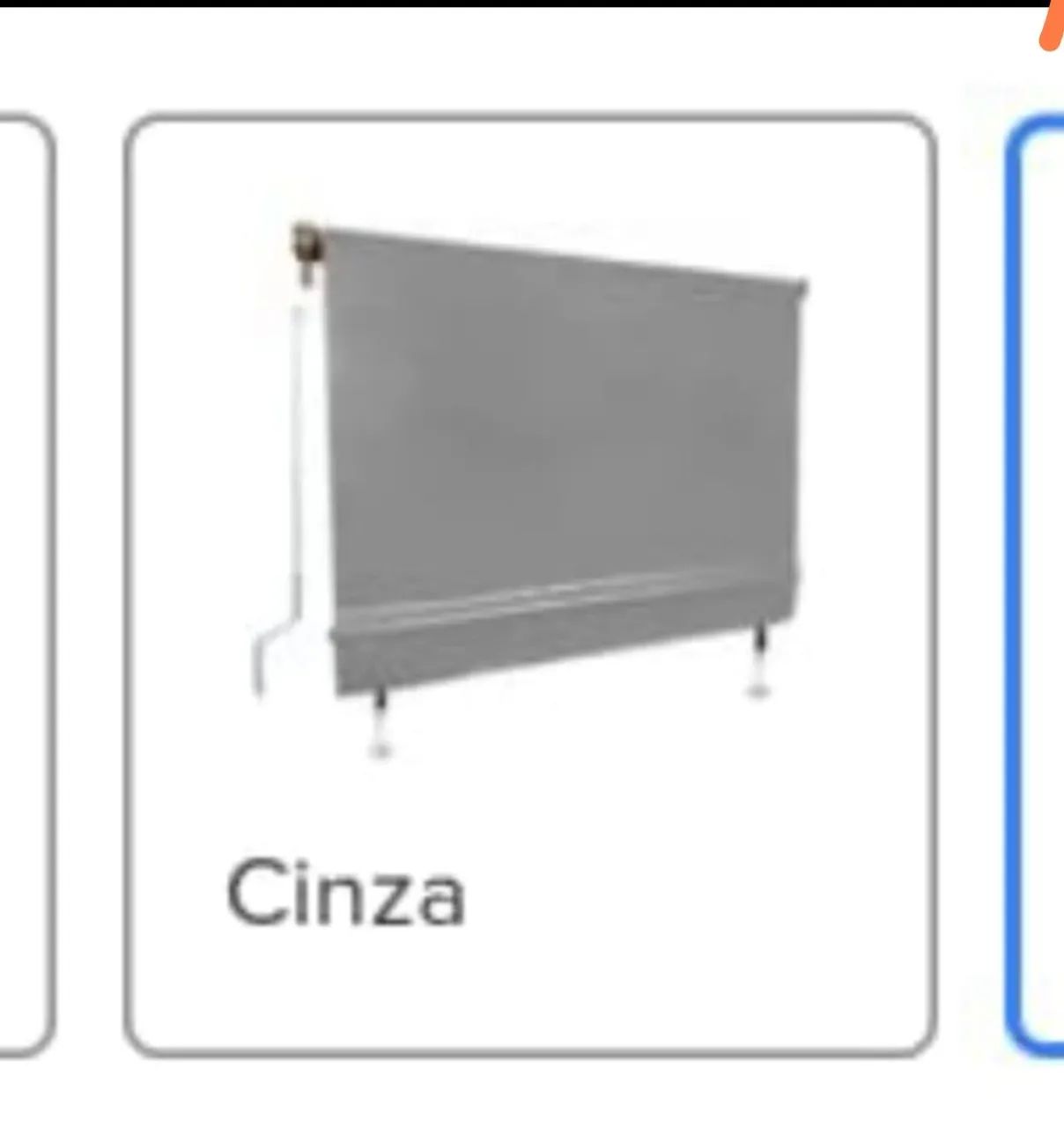 Barbada Toldo de Lona com catraca