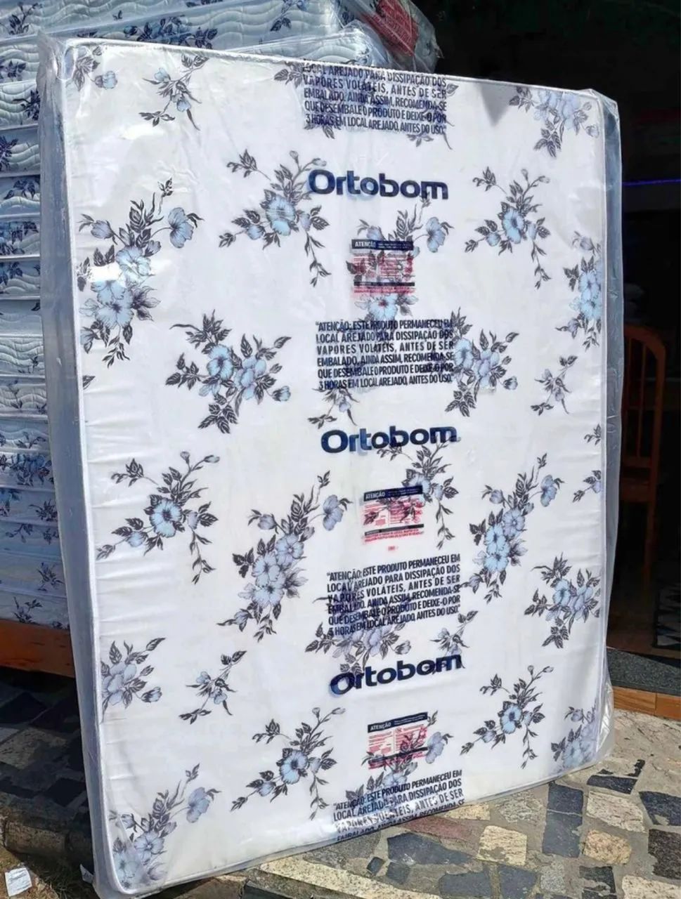 COLCHÃO CASAL ESPUMA ORTOBOM 