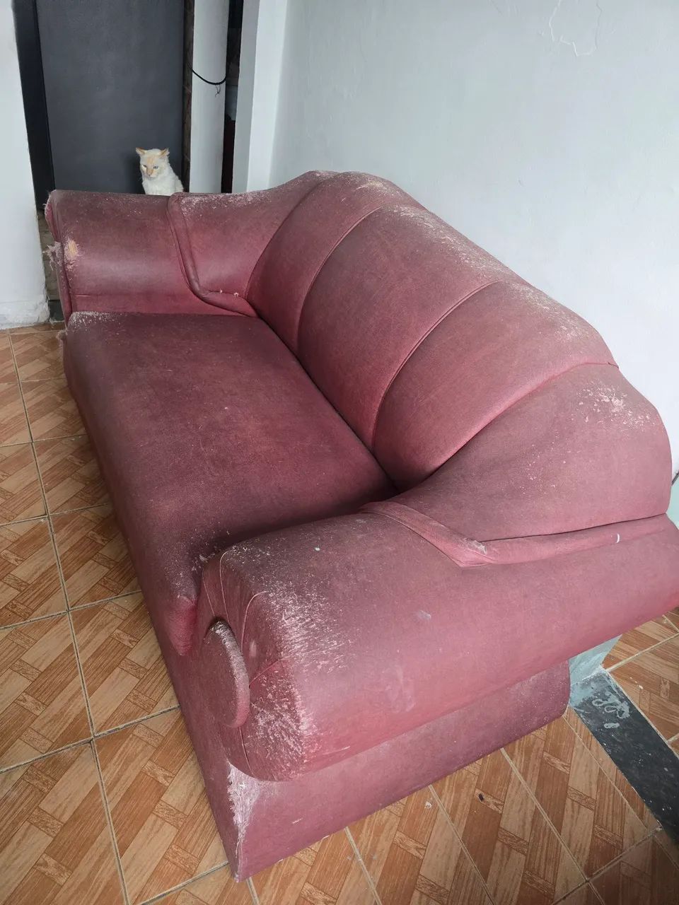 Sofá 2 lugares - DOAÇÃO  - Foto 2