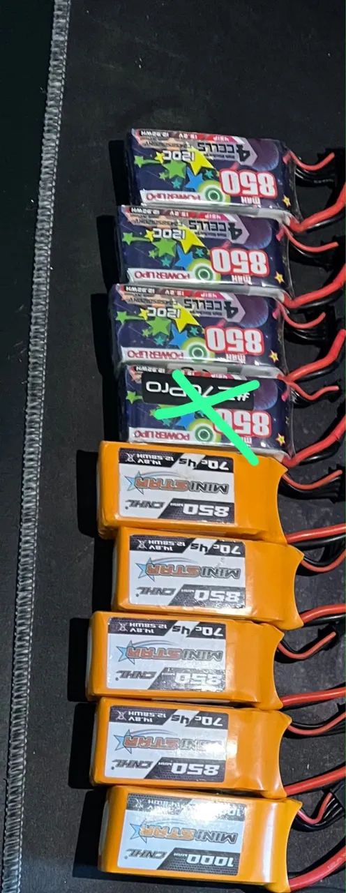 8 baterias 4s kit