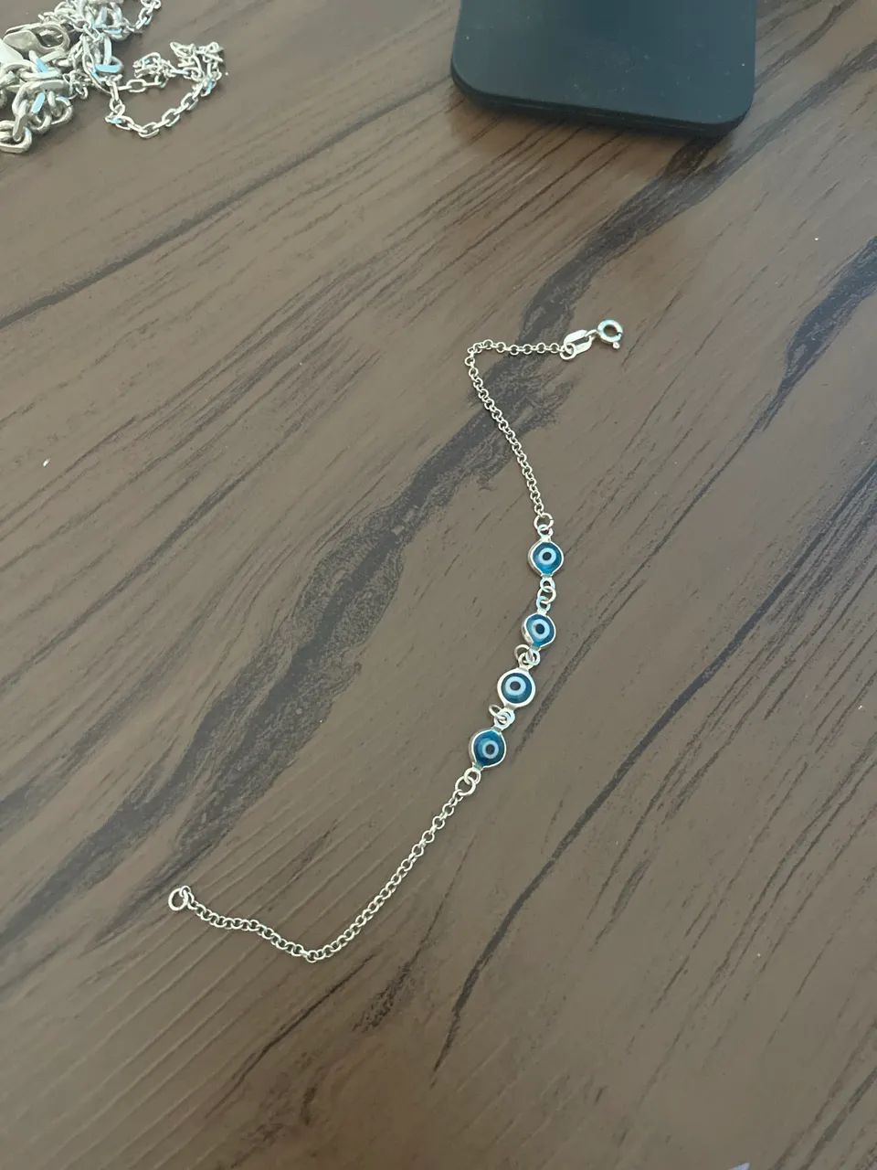 Pulseira de Prata + Corrente aço 