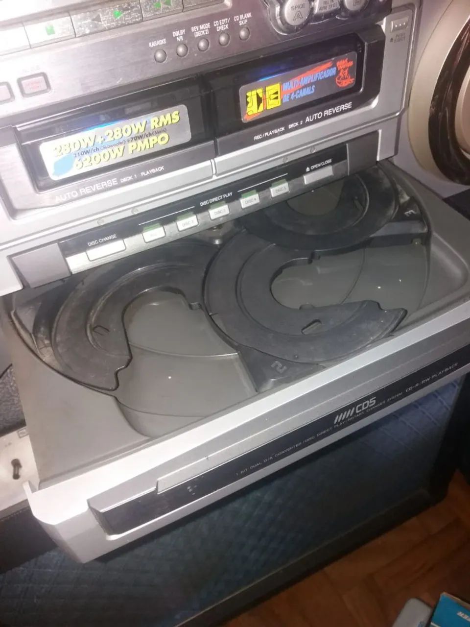 MICRO SYSTEM AIWA T-99. 5 CDS CHANGER - Aparelhos de Som