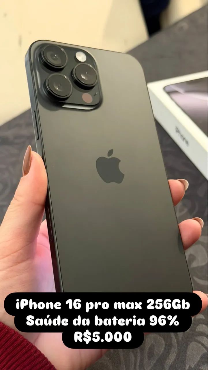 iPhone 16 pro Max 256 GB excelente estado 