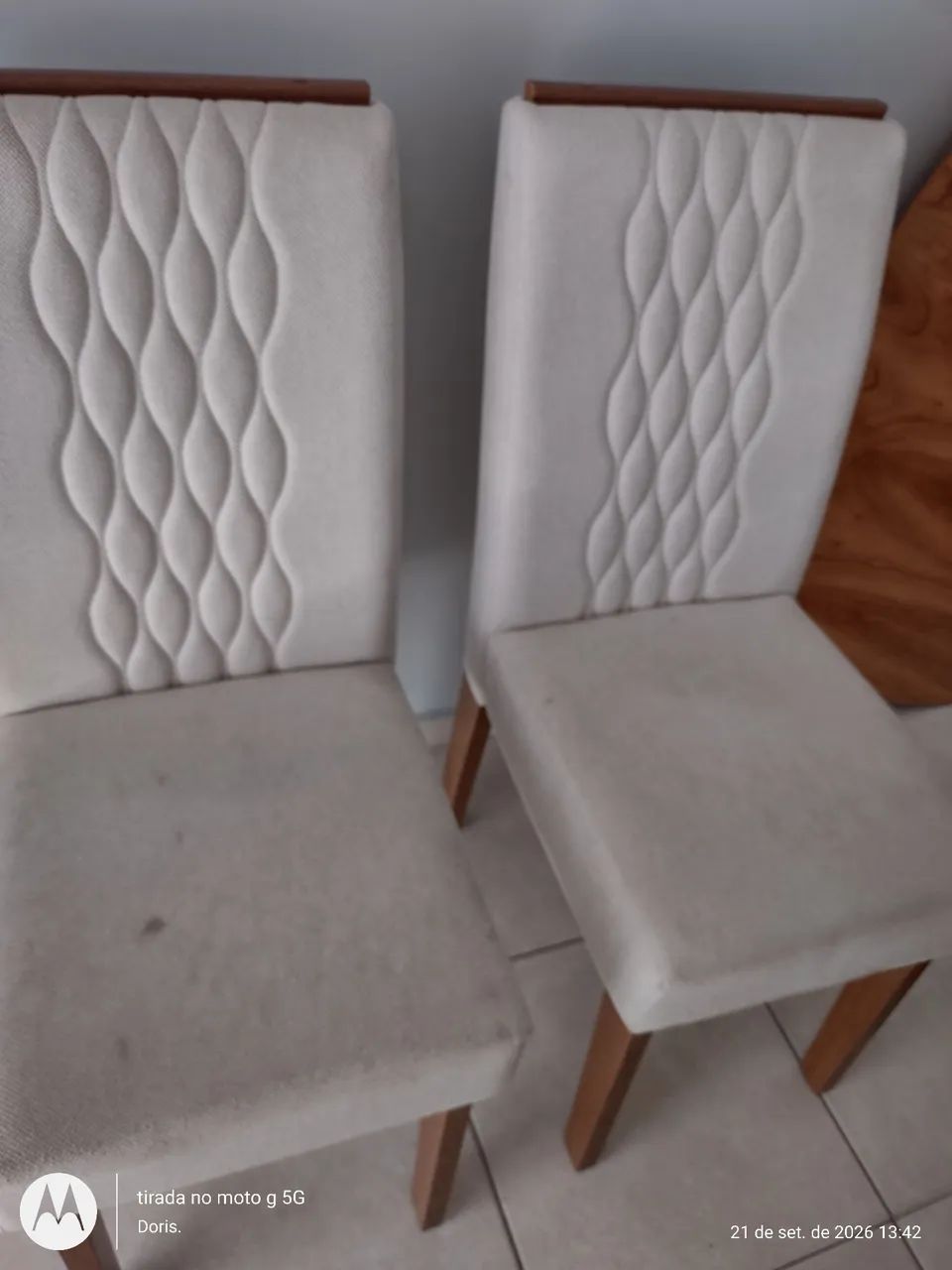 Conjunto de mesa 4 cadeiras - Foto 4