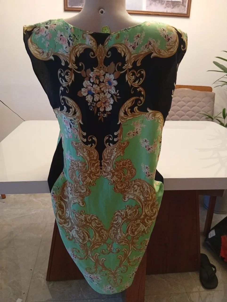 Vestido Farm Verde estampado  - Foto 3