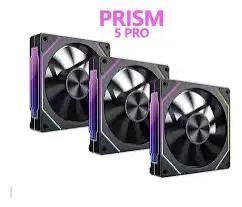     Kit 3 Ventoinhas Prism Pro 5 ARGB 120mm, ARGB