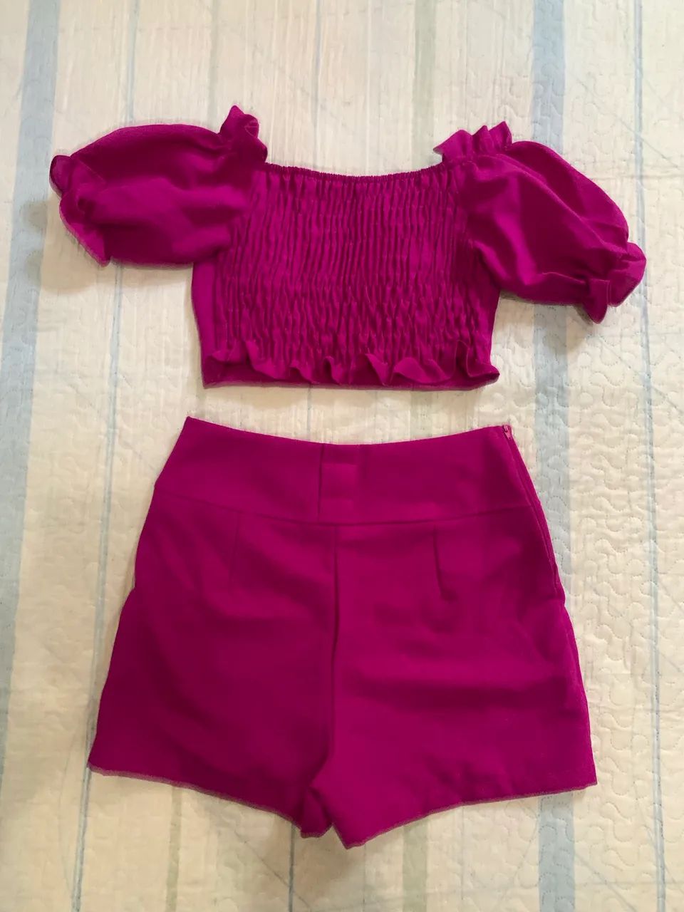 CONJUNTO FEMININO EM LINHO - G - Foto 2