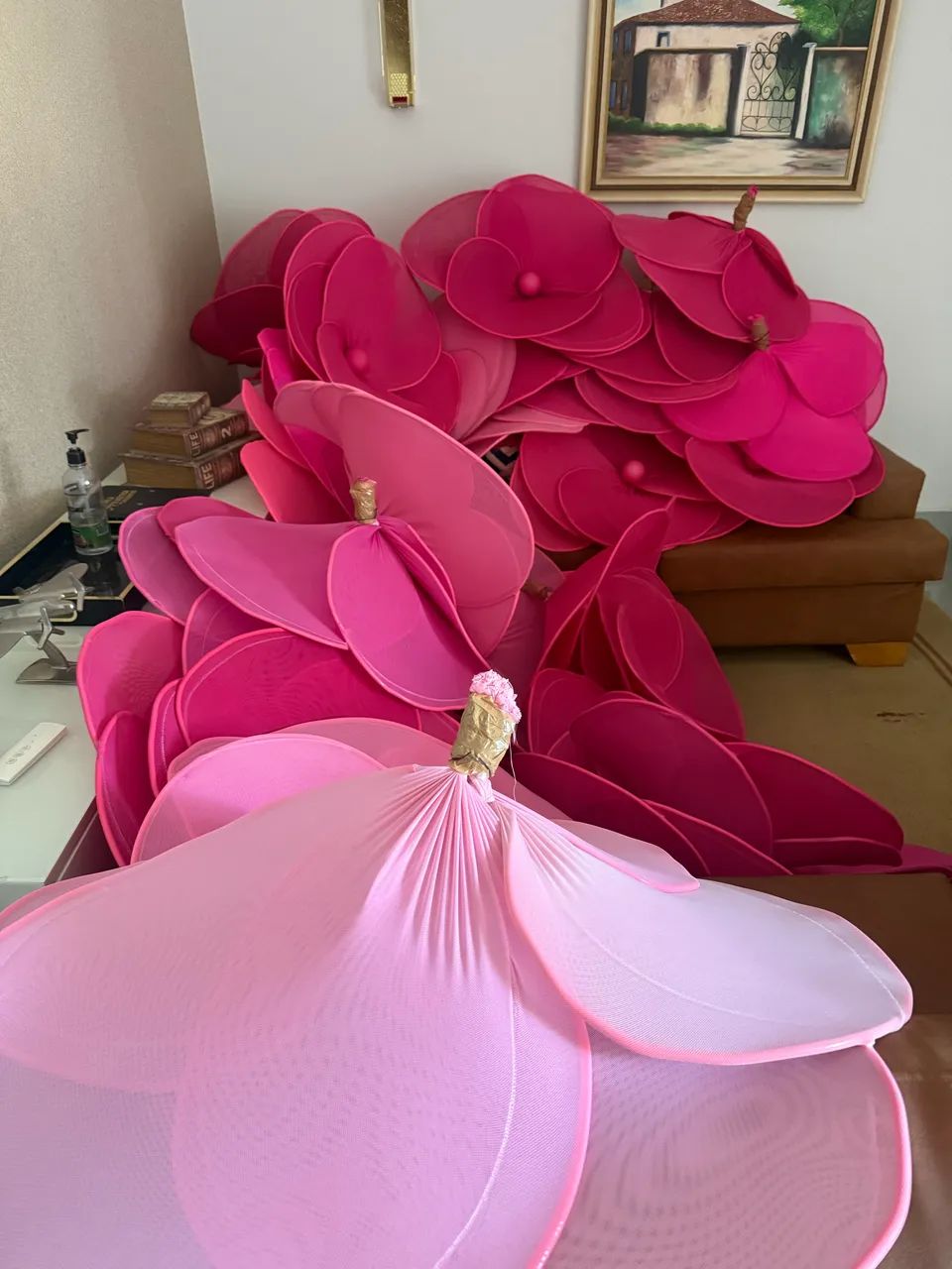 60 unidades de Flores de tecido p decoração  - Foto 4