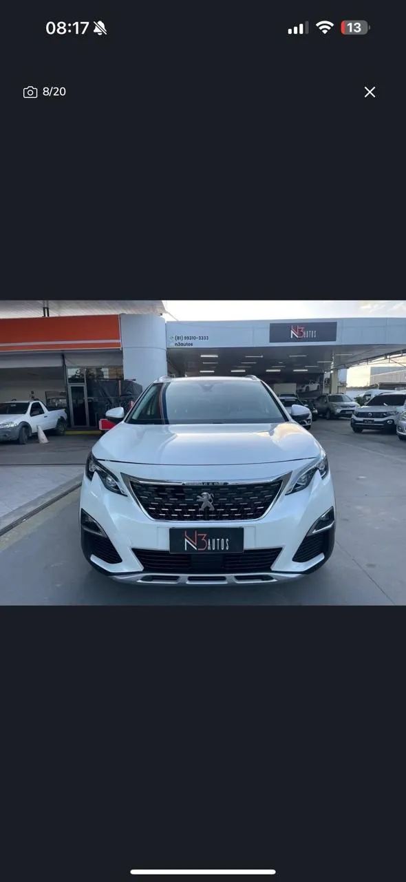 Peugeot 3008 3008 Griffe 1.6 Turbo 16V 5p Aut. 2018