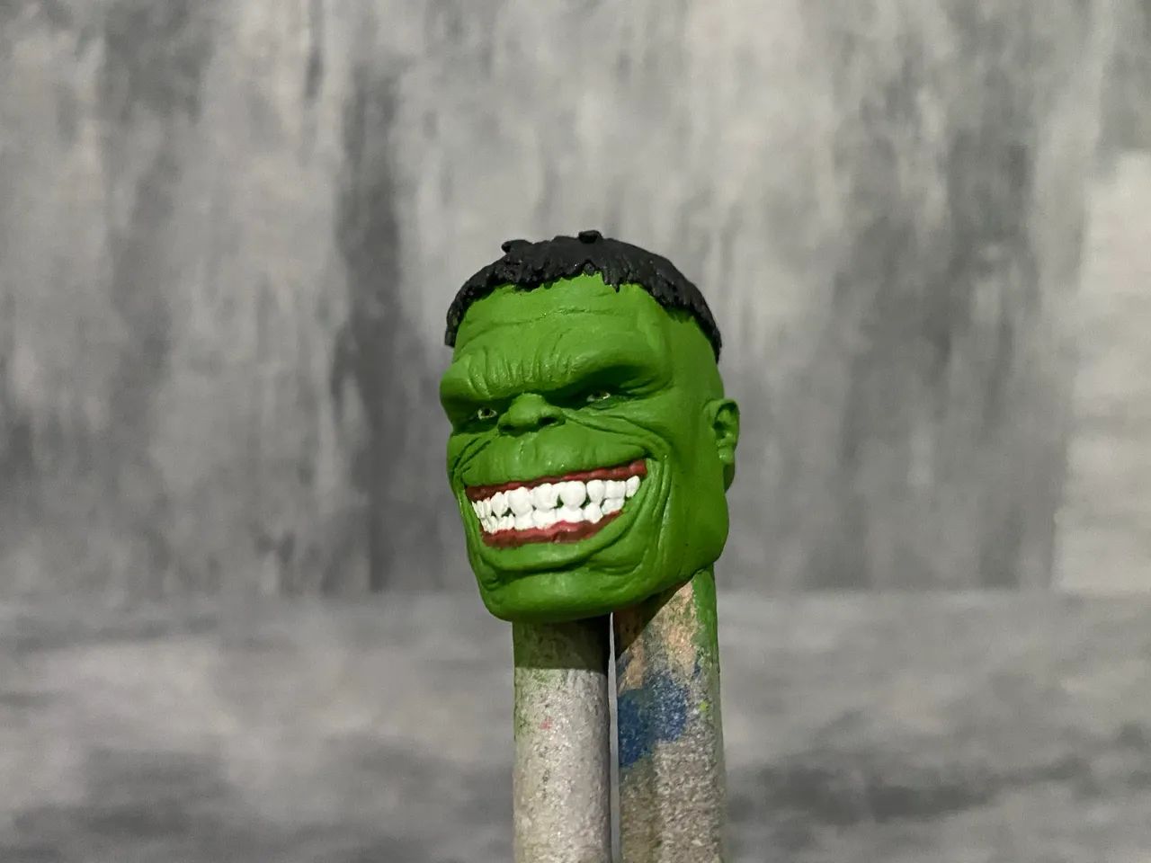 Head custom the Hulk action figures marvel legends e outros  - Foto 3