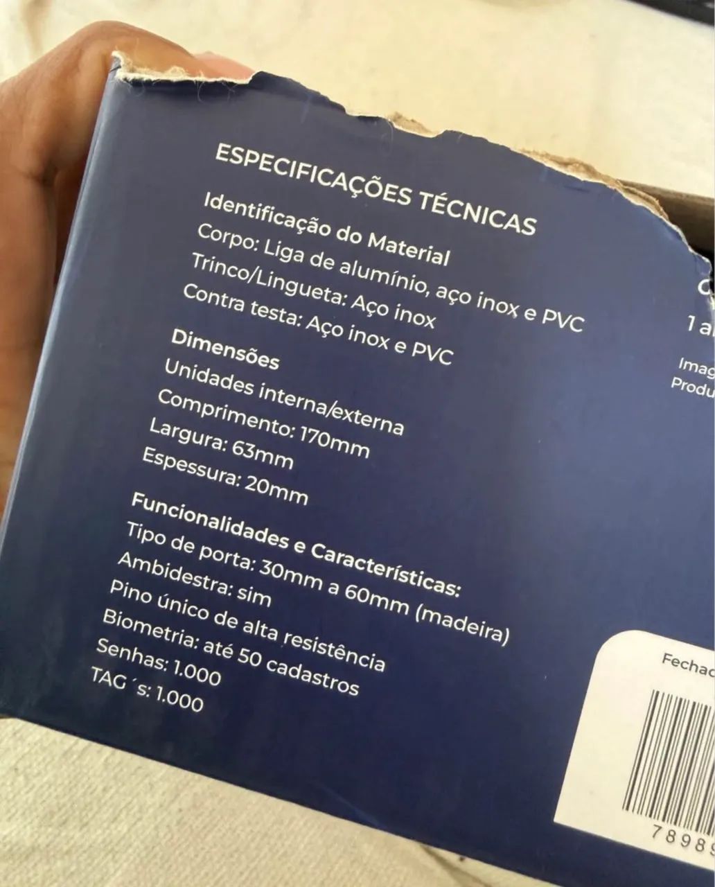Fechadura Eletrônica com biometria  - Foto 3