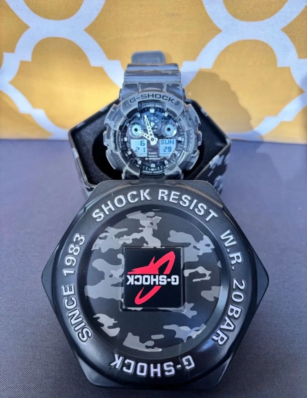 relógio casio g-shock ga-100cm camuflado - Foto 2