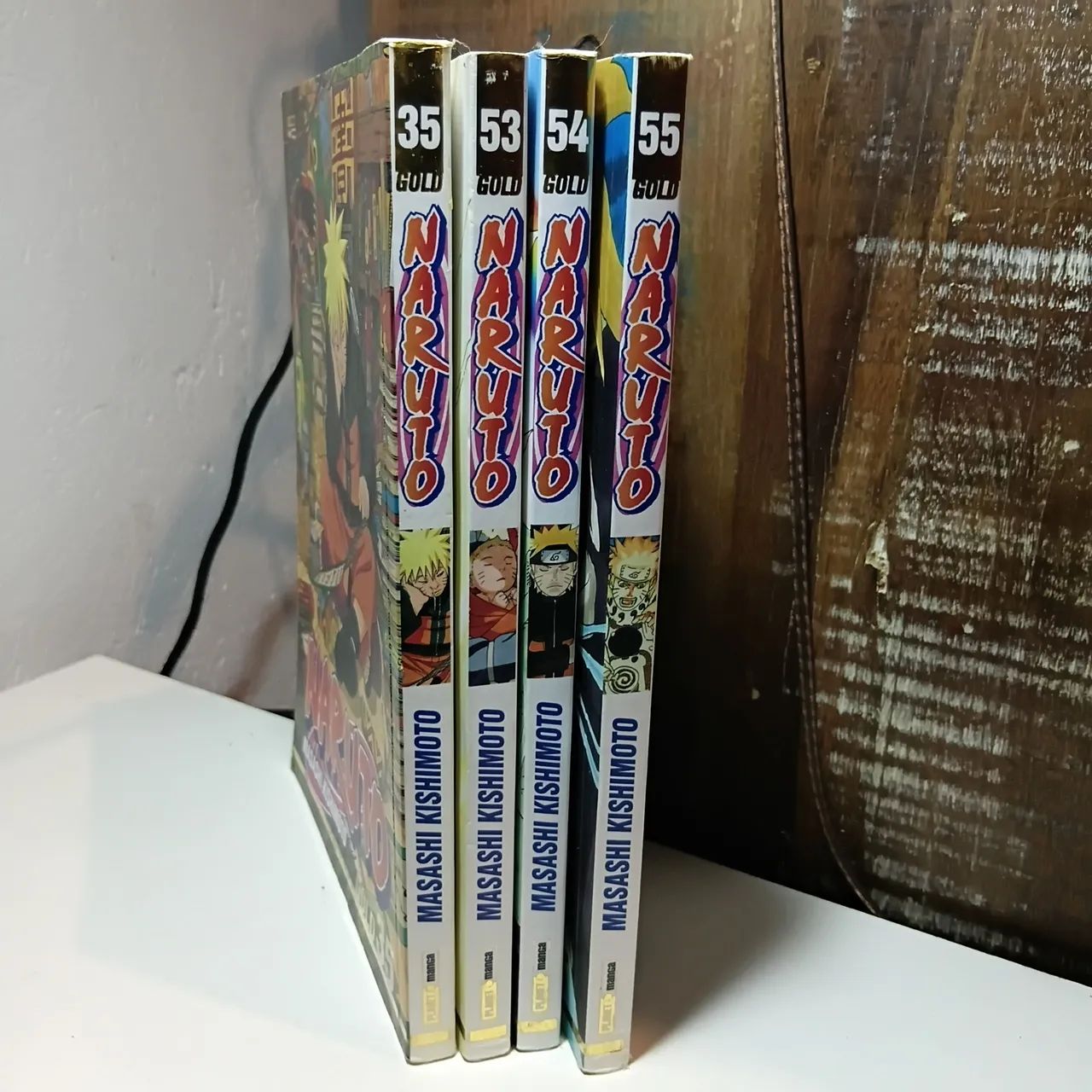 Mangás Naruto Volumes 35, 53, 54 e 55
