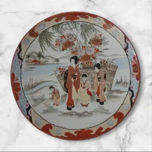 Antigo Prato Imari Porcelana Japão 1920/30 Coleção Decoração - Foto 4