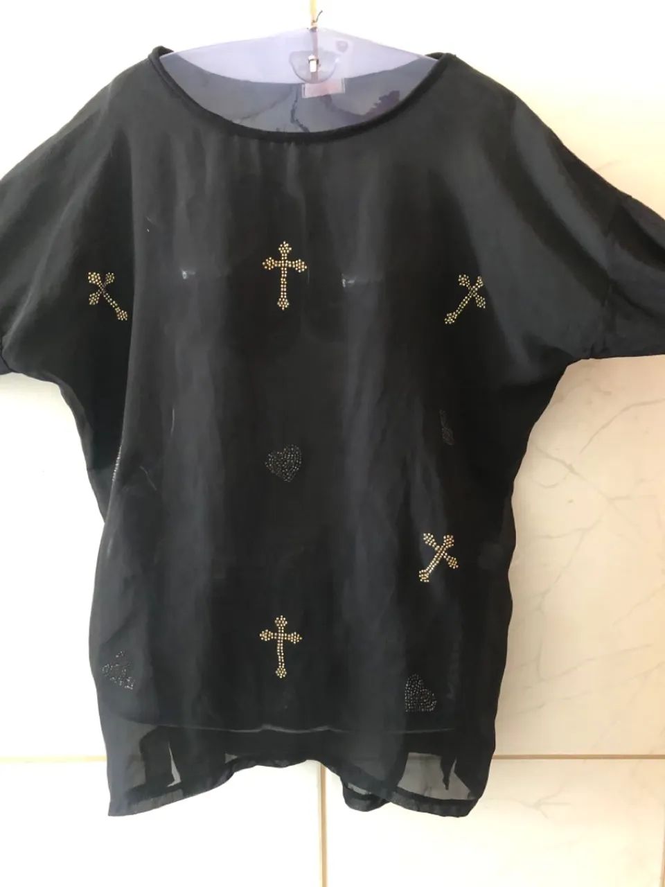 Blusa preta (M) Marca: OffRio - Foto 4