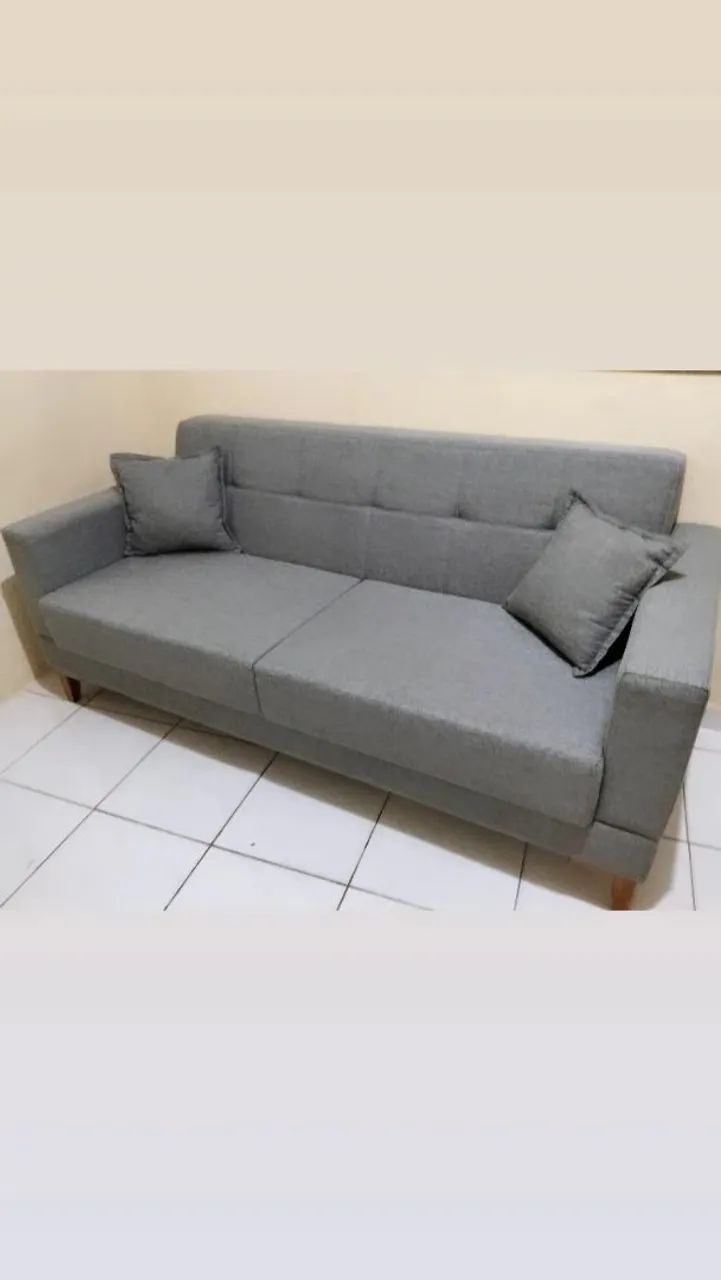 Vendo sofá novinho no linho modelo moderno 