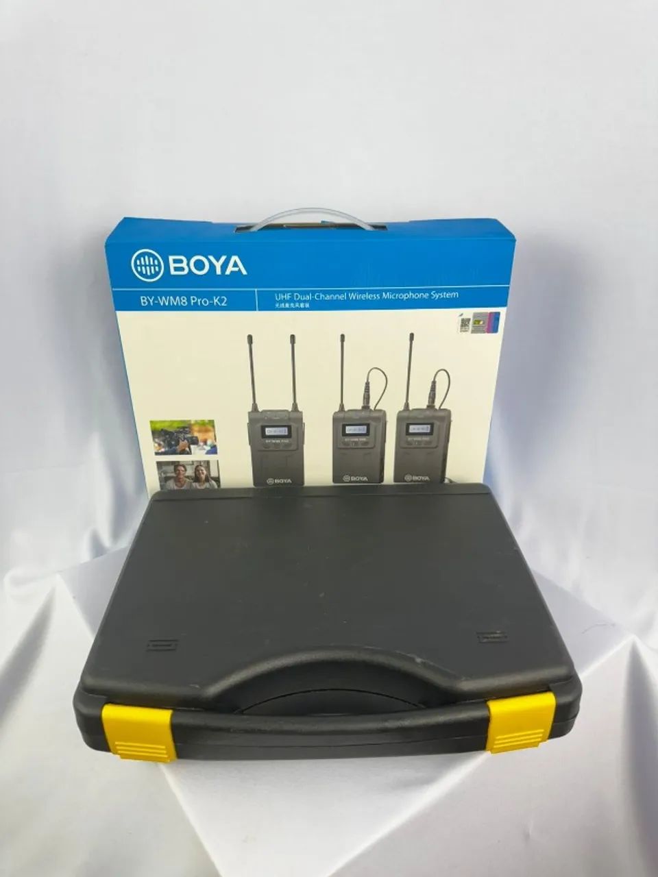 Kit Microfone Sem Fio BOYA BY-WM8 Pro K2 - Duplo UHF - Foto 2