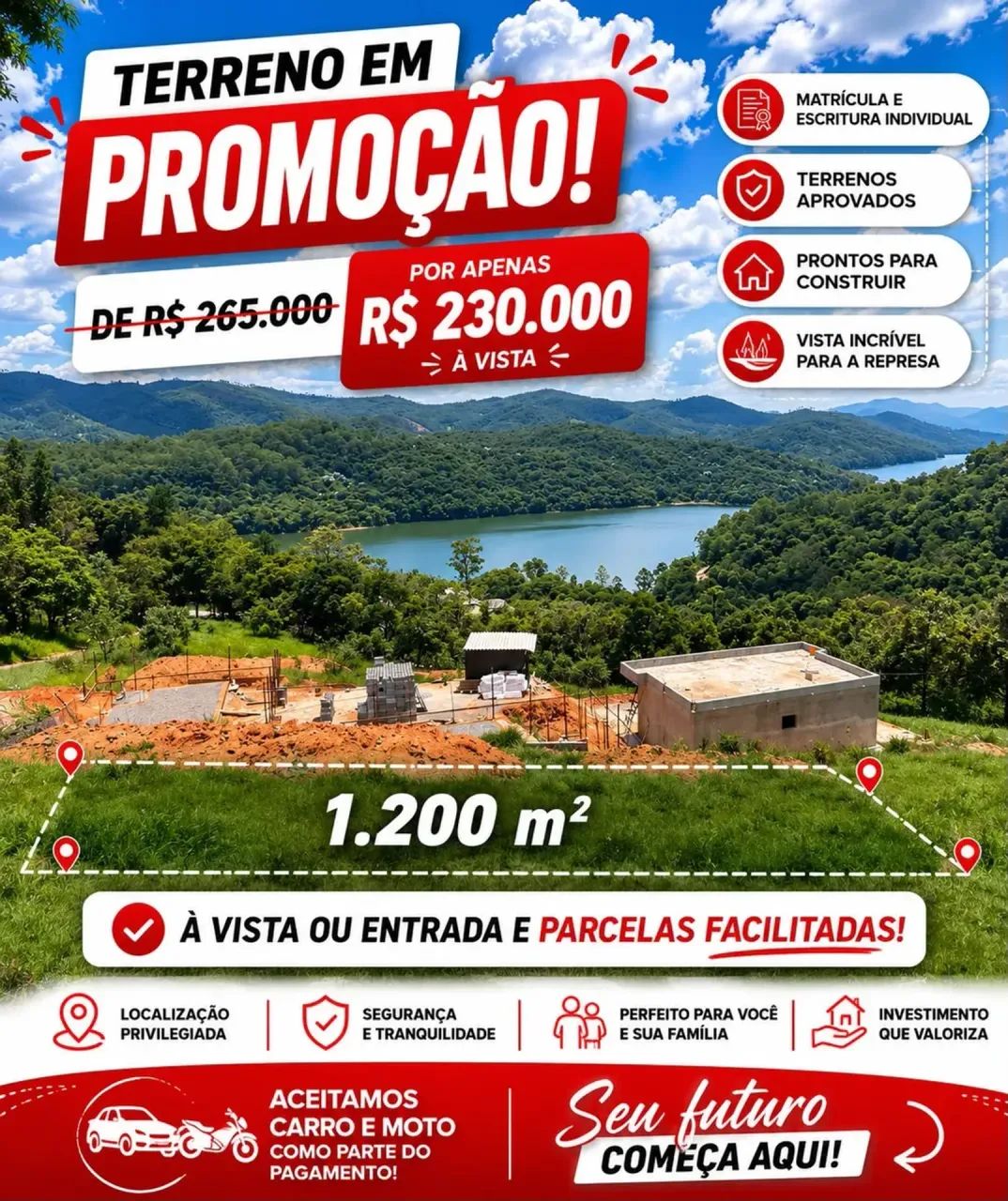 Terreno a Venda! INFRA COMPLETA