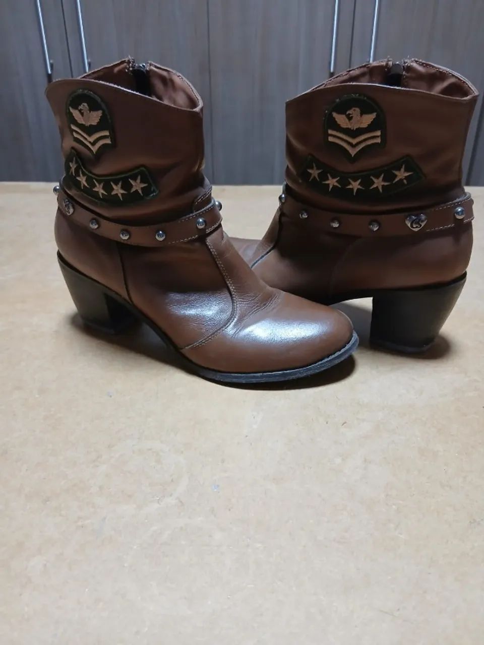 Bota marrom feminina 36 Carmen Steffens CS