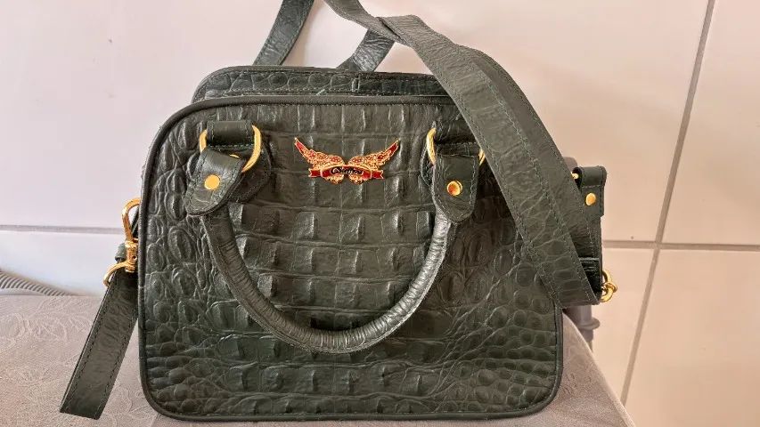 Bolsa Carmen Steffens original verde seminova - Foto 2