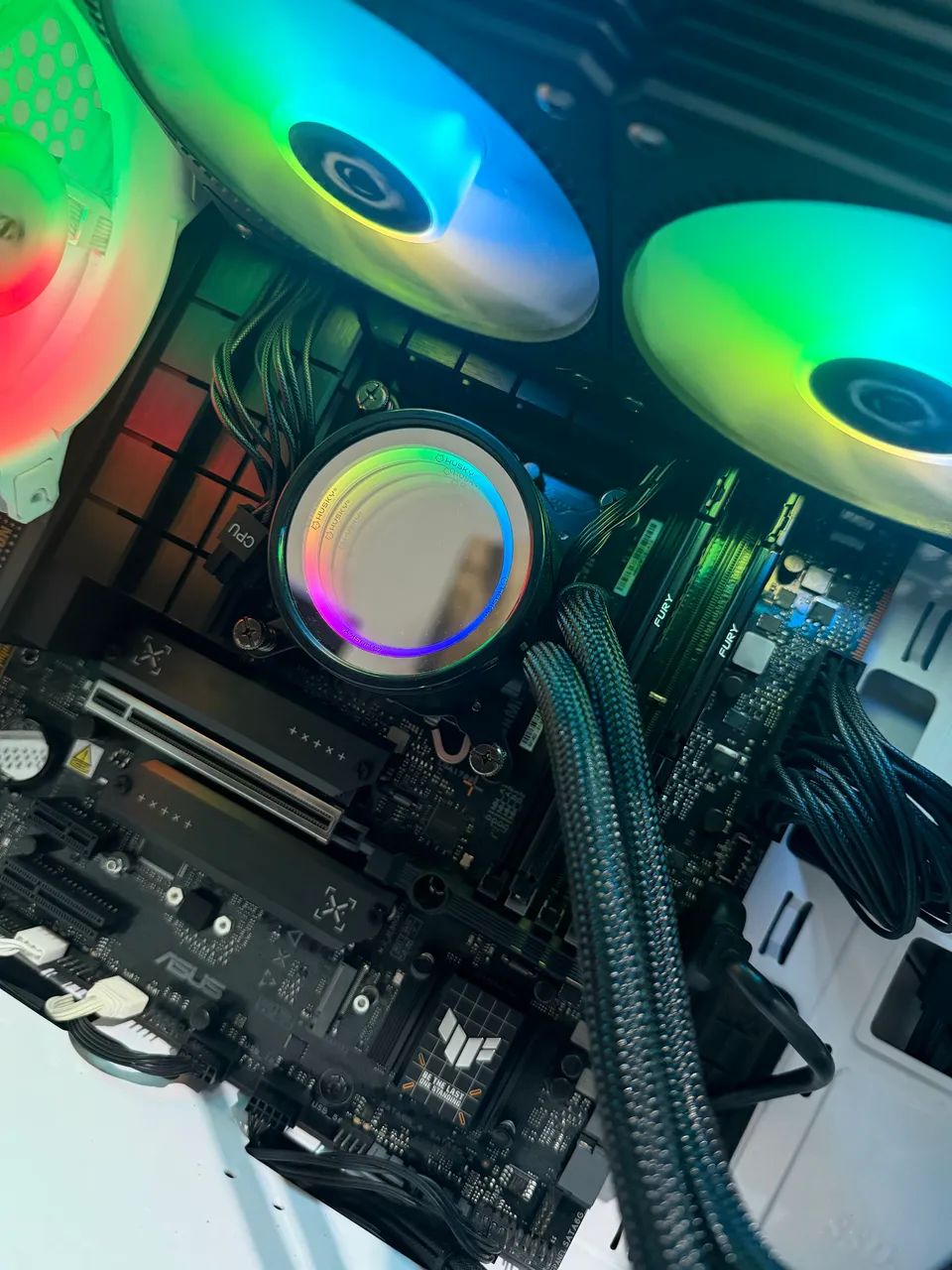 PC Intel Core i7 14700k + 32GB HyperX Fury DDR5 + Placa Mãe Asus - Foto 3