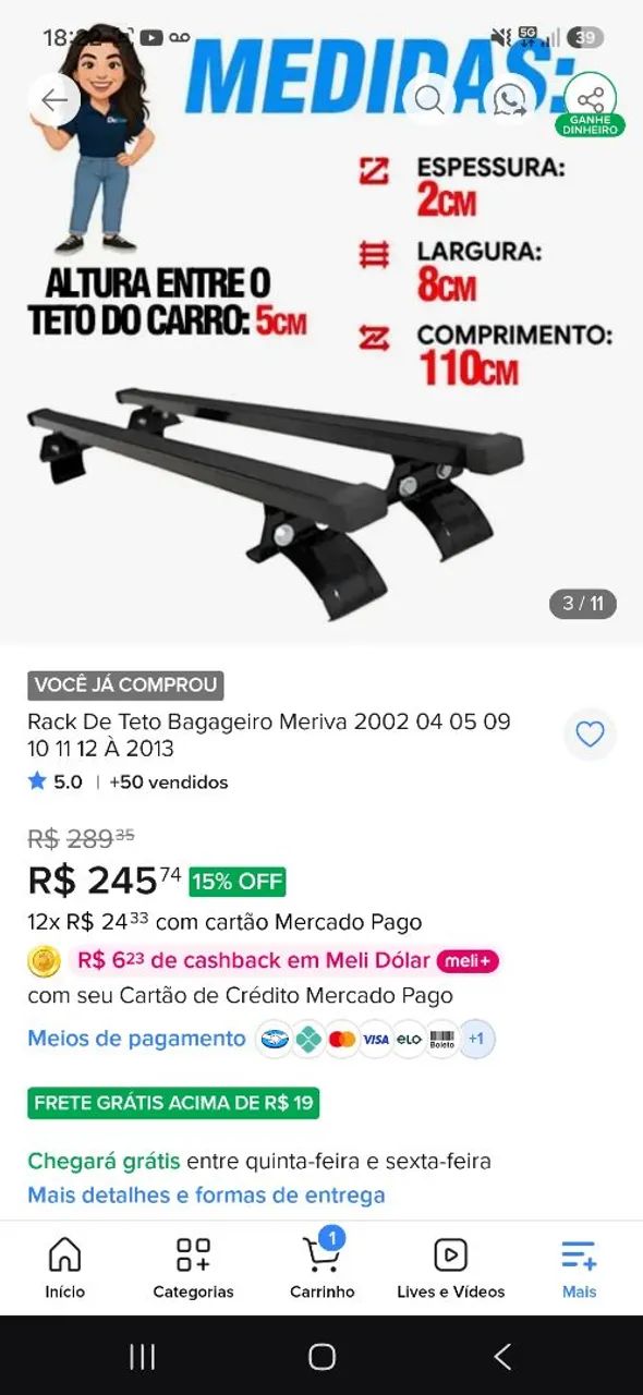 HACK DE TETO PARA MERIVA NOVO - Foto 4