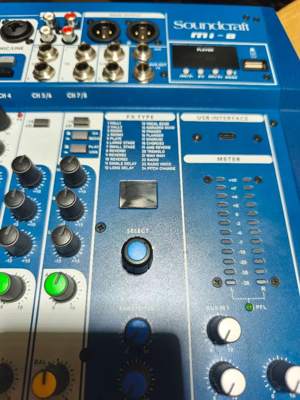 Vendo/Troco mesa som Interface Soundcraft MI-8 - Foto 3